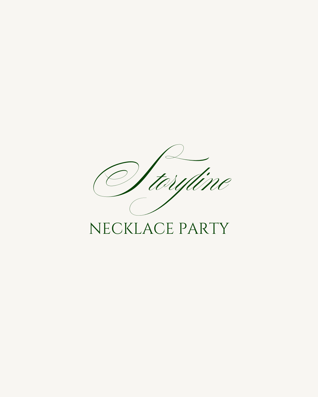 Storyline Necklace Party Tickets! ✨